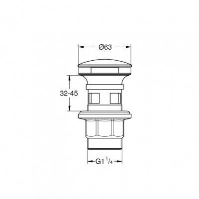Будкрам купити Донний клапан клик-клак Донний клапан клик-клак 2