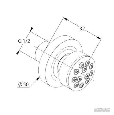 Будкрам купить Fizz 1S Форсунка боковая Fizz 1S Форсунка боковая 2