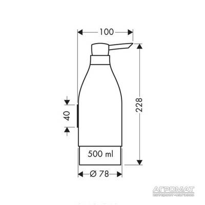 Будкрам купити Starck Дозатор д/рідкого мила Starck Дозатор д/рідкого мила 2