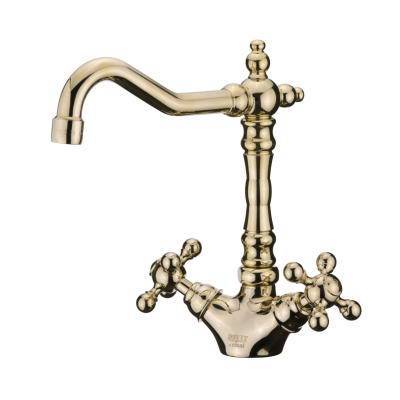 Будкрам купить Charlestone Смеситель для раковины высокий золото