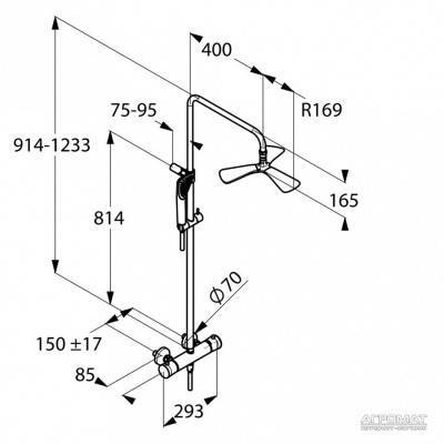 Будкрам купити Fizz Dual Душова система д/душа Fizz Dual Душова система д/душа 3