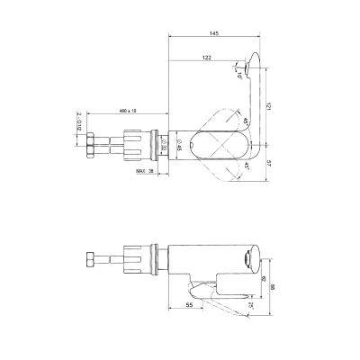 Будкрам купить SOUL Смеситель для раковины с дон. кл.