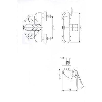 Будкрам купити VINTAGE 2.0 Змішувач д/душа VINTAGE 2.0 Змішувач д/душа 2