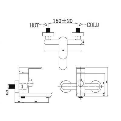 Будкрам купити AURORA 2.0 Змішувач д/ванни AURORA 2.0 Змішувач д/ванни 2