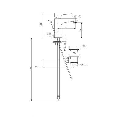 Будкрам купить Смеситель для раковины Смеситель для раковины 2