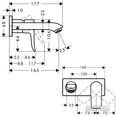 Будкрам купити Metris Зовнішня частинна змішувача д/раковини Metris Зовнішня частинна змішувача д/раковини 2