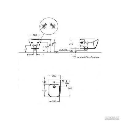 Будкрам купить myDay Биде подвесное myDay Биде подвесное 3