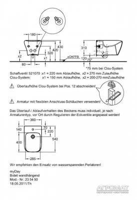Будкрам купить myDay Биде подвесное myDay Биде подвесное 2