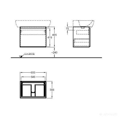 Будкрам купить 4U Шкафчик под умывальник 600x465x388 мм, корпус: белый, фасад: белый матовый 4U Шкафчик под умывальник 600x465x388 мм, корпус: белый, фасад: белый матовый 2