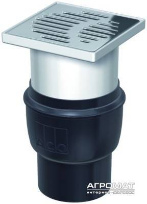 Будкрам купить EasyFlow Трап пластиковый DN 100 с вертикальным выпуском 150х150 мм