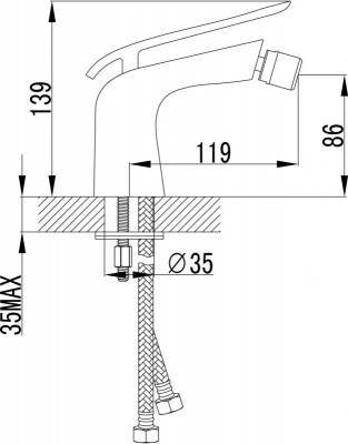 Будкрам купити KATARINA Змішувач д/біде, хром KATARINA Змішувач д/біде, хром 2