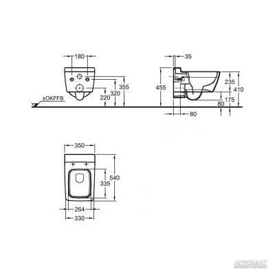 Будкрам купить Xeno2 Унитаз подвесной без ободка Xeno2 Унитаз подвесной без ободка 2