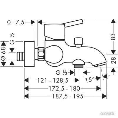 Будкрам купить Talis S Смеситель для ванны Talis S Смеситель для ванны 2