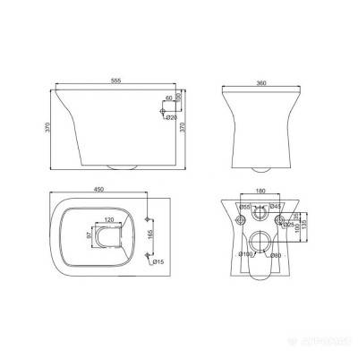 Будкрам купить NIKA Унитаз подвесной крышка soft close  NIKA Унитаз подвесной крышка soft close  2