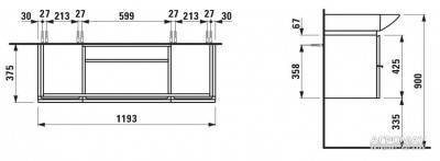 Будкрам купить Palace Тумба под раковину 120см, белая глянц. Palace Тумба под раковину 120см, белая глянц. 4
