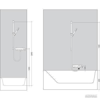 Будкрам купити AXM Front Душовий набір, Brushed Red Gold AXM Front Душовий набір, Brushed Red Gold 2