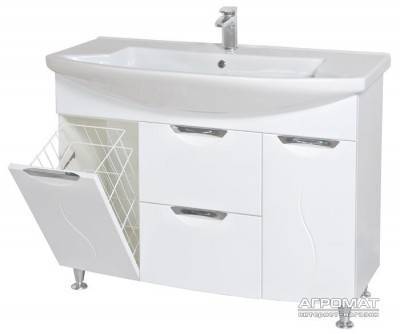 Будкрам купить ГЛОРИЯ Тумба с раковиной-108 Эвита, с корзиной