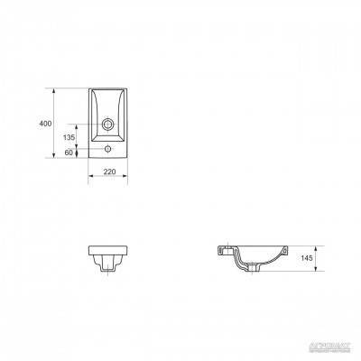 Будкрам купити СЕТ 568 MELAR COMO 40 Тумба + раковина (2пак) СЕТ 568 MELAR COMO 40 Тумба + раковина (2пак) 3