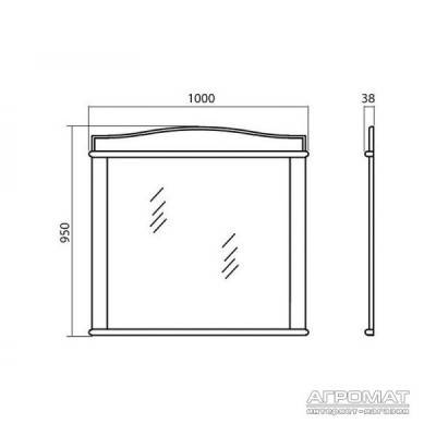 Будкрам купити 14780 МІКЕЛЛА Дзеркало-100, кальвадос 14780 МІКЕЛЛА Дзеркало-100, кальвадос 2