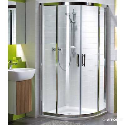 Будкрам купити GEO 6 Душова кабіна напівкрула 90 см, двері розсувні, загартоване скло, срібний блиск , частина 2/2 GEO 6 Душова кабіна напівкрула 90 см, двері розсувні, загартоване скло, срібний блиск , частина 2/2 3
