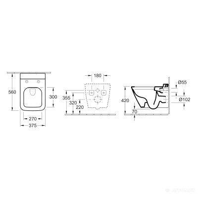 Будкрам купити FINION Унітаз підвісний FINION Унітаз підвісний 2