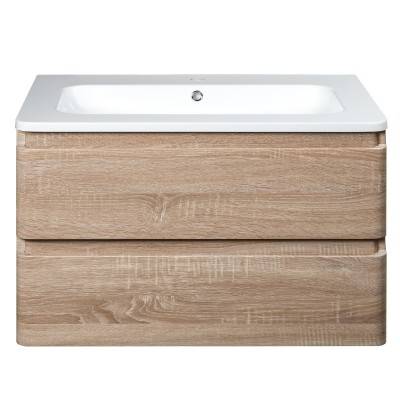 Будкрам купить FLY Тумба 80 с раковиной, цвет дуба 