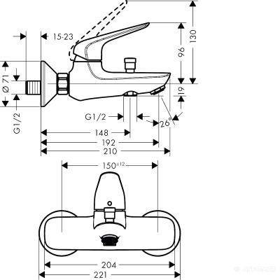 Будкрам купити Novus Змішувач д/ванни Novus Змішувач д/ванни 2