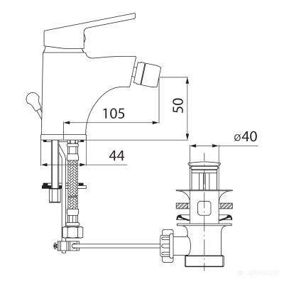 Будкрам купити SMILE Змішувач д/біде SMILE Змішувач д/біде 2