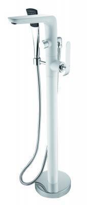 Будкрам купити KATARINA Змішувач д/ванни з підлоги, хром-білий