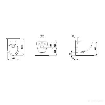 Будкрам купить PRO Rimless унитаз подвесной с крышкой Soft Closing PRO Rimless унитаз подвесной с крышкой Soft Closing 2