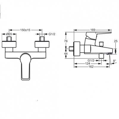 Будкрам купить Twista Смеситель для ванны Twista Смеситель для ванны 2