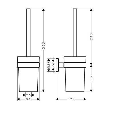 Будкрам купити Logis Universal Щітка д/унітазу Logis Universal Щітка д/унітазу 2