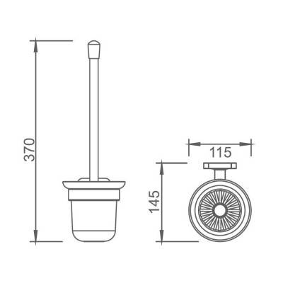 Будкрам купить LAGUNA Щетка для унитаза ( держатель, стакан) LAGUNA Щетка для унитаза ( держатель, стакан) 2