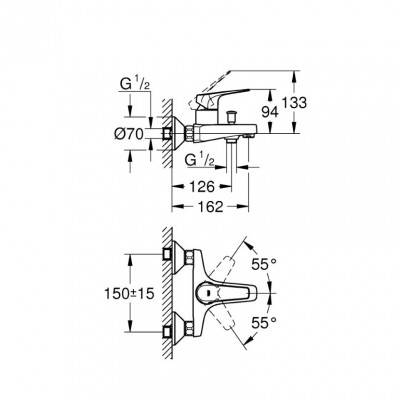 Будкрам купити BauFlow Змішувач д/ванни BauFlow Змішувач д/ванни 2