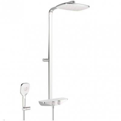Будкрам купить ESTETA Душевая система со смесителем и ручным душем, хром/белый