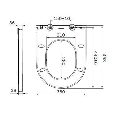 Будкрам купить Spirit V2.0 Крышка для унитаза slim wrap-over, микролифт Spirit V2.0 Крышка для унитаза slim wrap-over, микролифт 2
