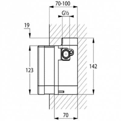 Будкрам купить Zenta Внутренняя часть смесителя для раковины Zenta Внутренняя часть смесителя для раковины 2