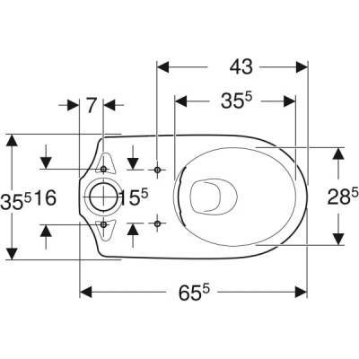 Будкрам купити Selnova Comfort Підлоговий унітаз для осіб з обмеженими можливостями, горизонтальний випуск, Rimfree, колір білий глянець Selnova Comfort Підлоговий унітаз для осіб з обмеженими можливостями, горизонтальний випуск, Rimfree, колір білий глянець 3