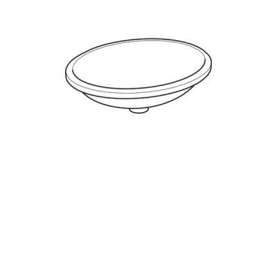 Будкрам купить VariForm Умывальник овальный, 50х40см, что монт.под столешницу, без отв. под смеситель, без перелива, глазурованный снизу, белый глянец VariForm Умывальник овальный, 50х40см, что монт.под столешницу, без отв. под смеситель, без перелива, глазурованный снизу, белый глянец 2