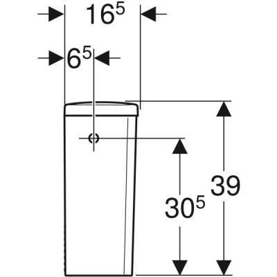 Будкрам купити Selnova Square Змивний бачок зовнішнього монтажу, подвійний змив, підведення води збоку, білий глянець Selnova Square Змивний бачок зовнішнього монтажу, подвійний змив, підведення води збоку, білий глянець 4