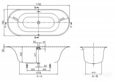Будкрам купити CETUS Ванна 175x75см CETUS Ванна 175x75см 2
