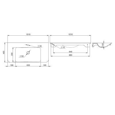 Будкрам купить SENSATION раковина - 100 SENSATION раковина - 100 3