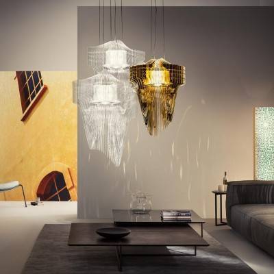 Будкрам купити - ARIA TRANSPARENT MEDIUM люстра, прозора - ARIA TRANSPARENT MEDIUM люстра, прозора 2