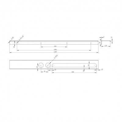 Будкрам купити ART Полиця для аксесуарів 120, чорний матовий ART Полиця для аксесуарів 120, чорний матовий 2