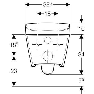 Будкрам купити AquaClean Sela Підвісний унітаз-біде Geberit, (2уп.) AquaClean Sela Підвісний унітаз-біде Geberit, (2уп.) 5