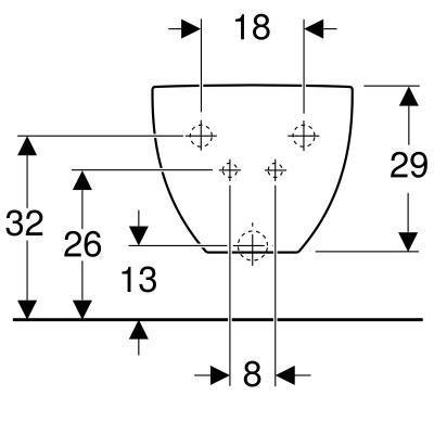 Будкрам купить Acanto Биде подвесное, с переливом, скрытые крепления, белое Acanto Биде подвесное, с переливом, скрытые крепления, белое 3