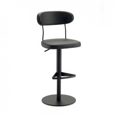 Будкрам купить Стул барный Anais-SG2, база: металл, сиденье: экокожа-780 (черная)