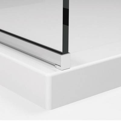 Будкрам купити WALK-IN EASY Душова фіксована перегородка, скло прозоре, проф.алюм-хром WALK-IN EASY Душова фіксована перегородка, скло прозоре, проф.алюм-хром 2