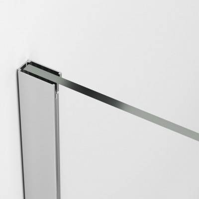 Будкрам купити WALK-IN EASY Душова фіксована перегородка, скло прозоре, проф.алюм-хром WALK-IN EASY Душова фіксована перегородка, скло прозоре, проф.алюм-хром 3