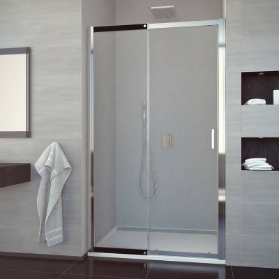 Будкрам купити Valea Душові дверцята 1200x1900,хром/прозоре скло